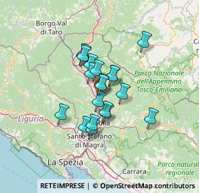 Mappa Via della Vigna, 54028 Villafranca in Lunigiana MS, Italia (9.3475)