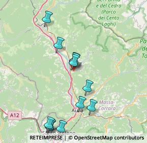 Mappa Via della Vigna, 54028 Villafranca in Lunigiana MS, Italia (8.4375)