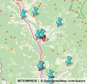 Mappa Via della Vigna, 54028 Villafranca in Lunigiana MS, Italia (5.69063)