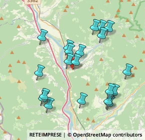 Mappa Via della Vigna, 54028 Villafranca in Lunigiana MS, Italia (3.9895)