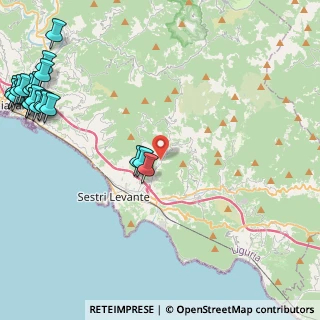 Mappa Via Villa Rocca, 16039 Genova GE, Italia (6.8665)