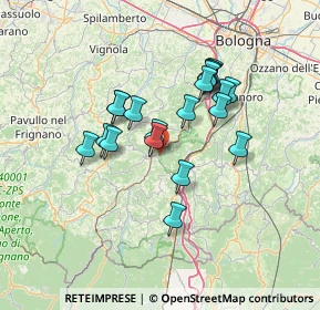 Mappa Via Carviano, 40038 Vergato BO, Italia (11.576)