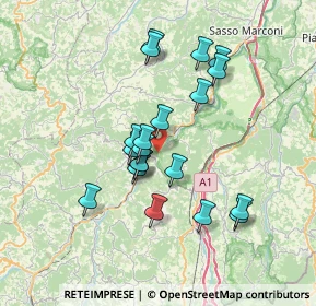 Mappa Via Carviano, 40038 Vergato BO, Italia (6.264)