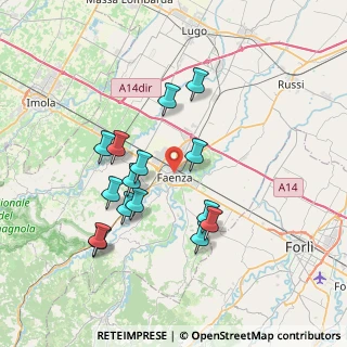Mappa Via San Giovanni Battista, 48018 Faenza RA, Italia (7.07333)