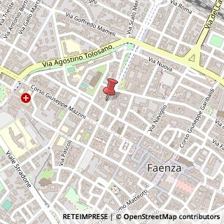 Mappa Corso Domenico Baccarini, 22, 48018 Faenza, Ravenna (Emilia Romagna)