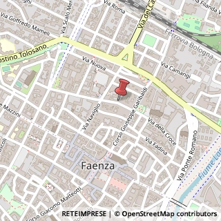 Mappa Via Baldassarre Manara, 11, 48018 Faenza, Ravenna (Emilia Romagna)