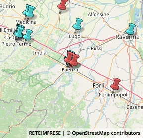 Mappa Via Domenico Lama, 48018 Faenza RA, Italia (18.69706)