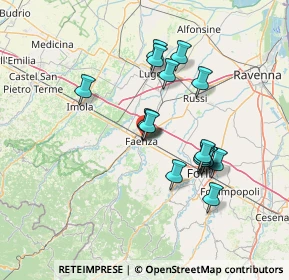 Mappa Via Domenico Lama, 48018 Faenza RA, Italia (12.41353)