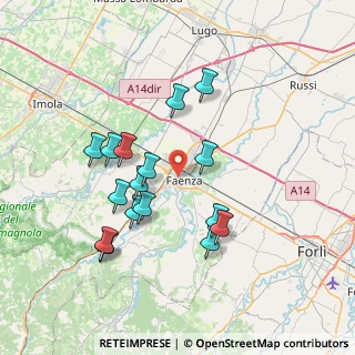 Mappa Via Palazzina, 48018 Faenza RA, Italia (6.9975)