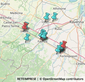 Mappa Via Ugolino D'Azzo Ubaldini, 48018 Faenza RA, Italia (10.79563)