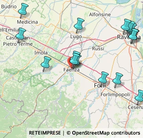 Mappa Via Ugolino D'Azzo Ubaldini, 48018 Faenza RA, Italia (20.00867)