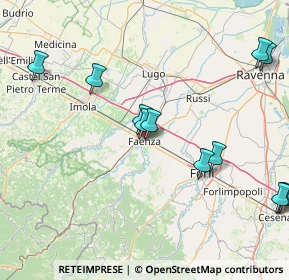 Mappa Via Ugolino D'Azzo Ubaldini, 48018 Faenza RA, Italia (19.6225)