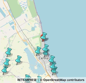 Mappa Traversa XI Pineta, 48015 Cervia RA, Italia (5.88643)