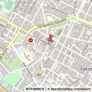 Mappa Corso mazzini giuseppe 136, 48018 Faenza, Ravenna (Emilia Romagna)