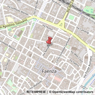 Mappa Via Naviglio, 14, 48018 Faenza, Ravenna (Emilia Romagna)
