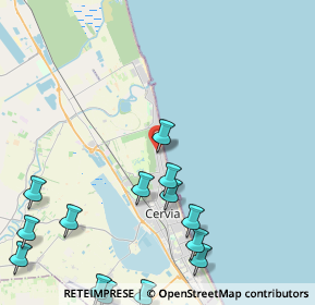 Mappa Viale Matteotti, 48015 Cervia RA, Italia (5.83857)