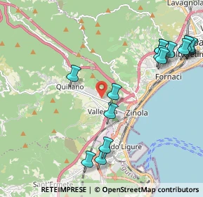 Mappa Via Torcello, 17047 Quiliano SV, Italia (2.54667)