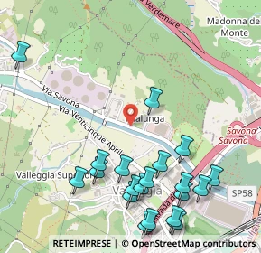Mappa Via Torcello, 17047 Quiliano SV, Italia (0.645)
