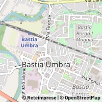 Kort Bastia Umbra