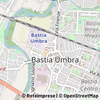 Map Bastia Umbra