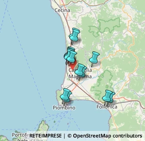 Mappa Unnamed Road, 57027 San Vincenzo LI, Italia (9.66571)