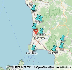 Mappa Unnamed Road, 57027 San Vincenzo LI, Italia (14.71091)