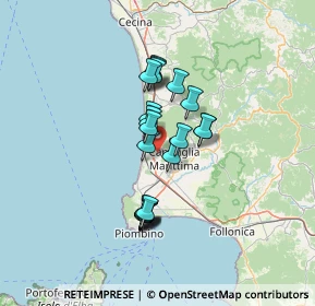 Mappa Unnamed Road, 57027 San Vincenzo LI, Italia (10.44)