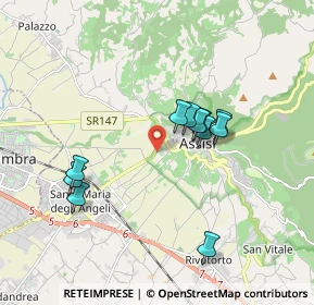 Mappa Via del Collicello, 06081 Assisi PG, Italia (1.65273)