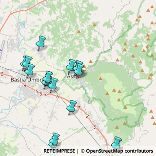 Mappa Via Santuario delle Carceri, 06081 Assisi PG, Italia (4.85706)