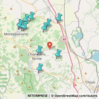 Mappa Strada Provinciale della Chiana, 53042 Montepulciano SI, Italia (4.9125)