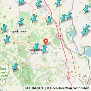 Mappa Strada Provinciale della Chiana, 53042 Montepulciano SI, Italia (7.09105)