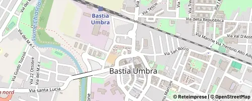 Mappa Bastia Umbra