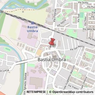 Mappa Via Firenze, 5, 06083 Bastia Umbra, Perugia (Umbria)