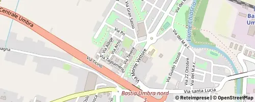 Mappa Bastia Umbra
