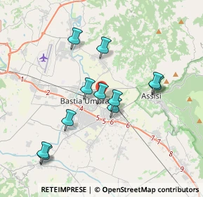 Mappa Via Spoleto, 06083 Bastia Umbra PG, Italia (3.54364)