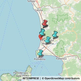Mappa Strada Provinciale della Principessa, 57027 San Vincenzo LI, Italia (9.43)