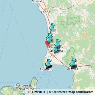 Mappa Strada Provinciale della Principessa, 57027 San Vincenzo LI, Italia (14.0855)