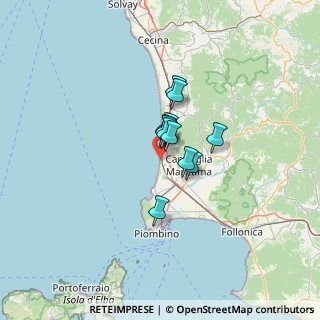Mappa Strada Provinciale della Principessa, 57027 San Vincenzo LI, Italia (7.08091)
