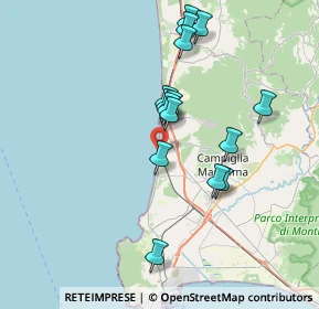 Mappa Strada Provinciale della Principessa, 57027 San Vincenzo LI, Italia (6.97467)