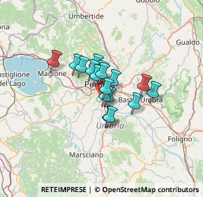 Mappa SS Marscianese, 06126 Perugia PG, Italia (8.01353)