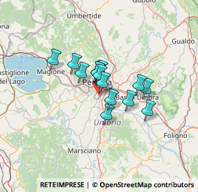 Mappa SS Marscianese, 06126 Perugia PG, Italia (8.51533)