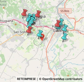 Mappa SS Marscianese, 06126 Perugia PG, Italia (3.72125)