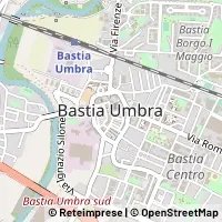 Kaart Bastia Umbra
