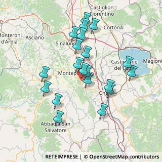 Mappa Via dei Faggi, 53045 Montepulciano SI, Italia (14.62)