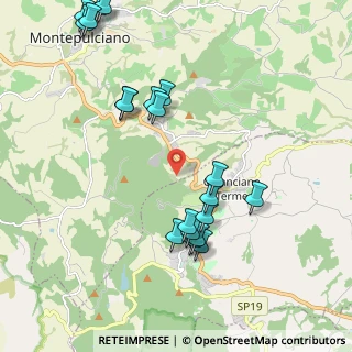 Mappa Via dei Faggi, 53045 Montepulciano SI, Italia (2.3925)