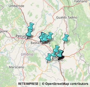 Mappa Via Giosuè Borsi, 06081 Santa Maria degli Angeli PG, Italia (10.6465)