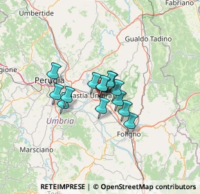Mappa Via Giosuè Borsi, 06081 Santa Maria degli Angeli PG, Italia (7.89643)