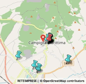 Mappa Viale 8 Marzo, 57021 Campiglia Marittima LI, Italia (1.22)