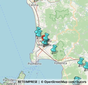 Mappa Viale 8 Marzo, 57021 Campiglia Marittima LI, Italia (25.50875)