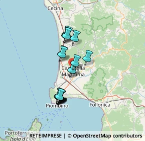 Mappa Viale 8 Marzo, 57021 Campiglia Marittima LI, Italia (11.862)